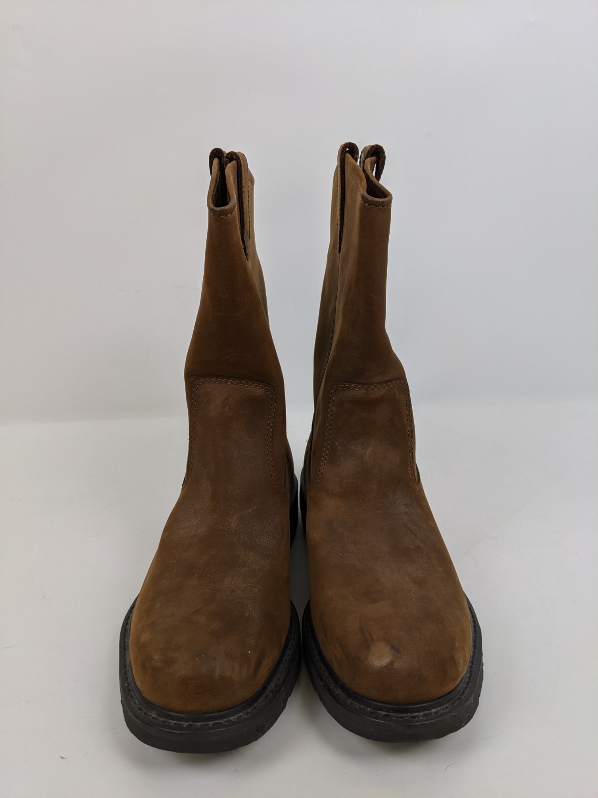 Wolverine W04727 Wellington Brown Leather Work Boots Size 10.5 Oil Resistant