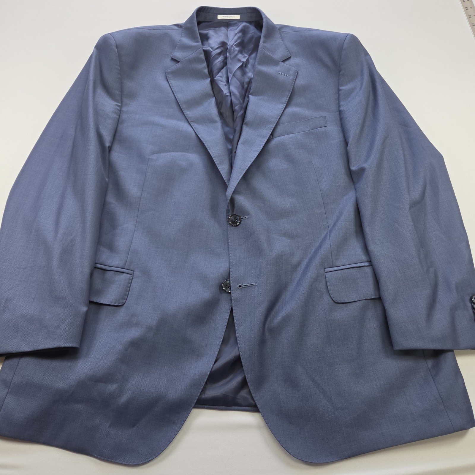 PETER MILLAR Flynn Classic Fit Wool 2 Piece Suit, Navy, Size 48R Pants 42×29