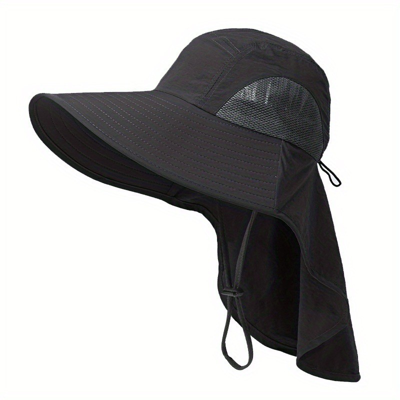 Sun Hat for Men Women with Neck Flap Wide Brim Sun Hat UPF 50+ UV Protective USA