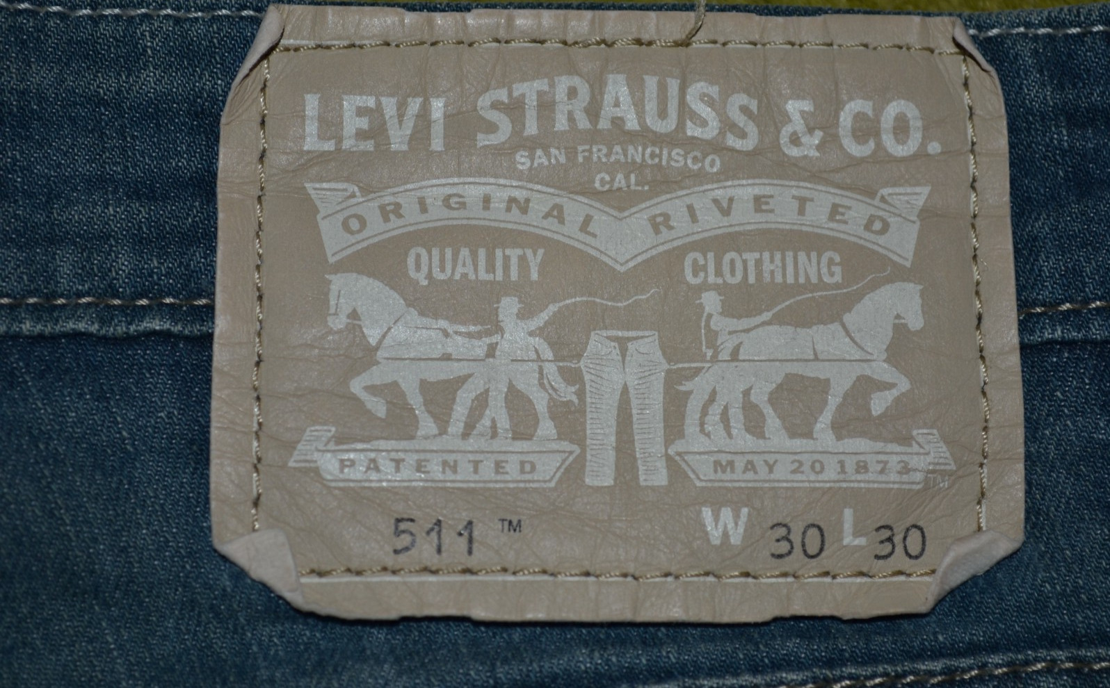 Levi’s 511 Slim Straight Blue Jeans Men’s Size 30Wx29L Medium Wash Stretch Denim