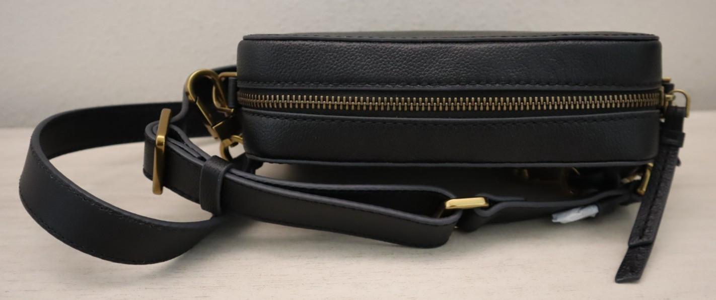Fossil SHB3125001 Women’s Black Pebble Bryce Leather Small Crossbody Bag $180
