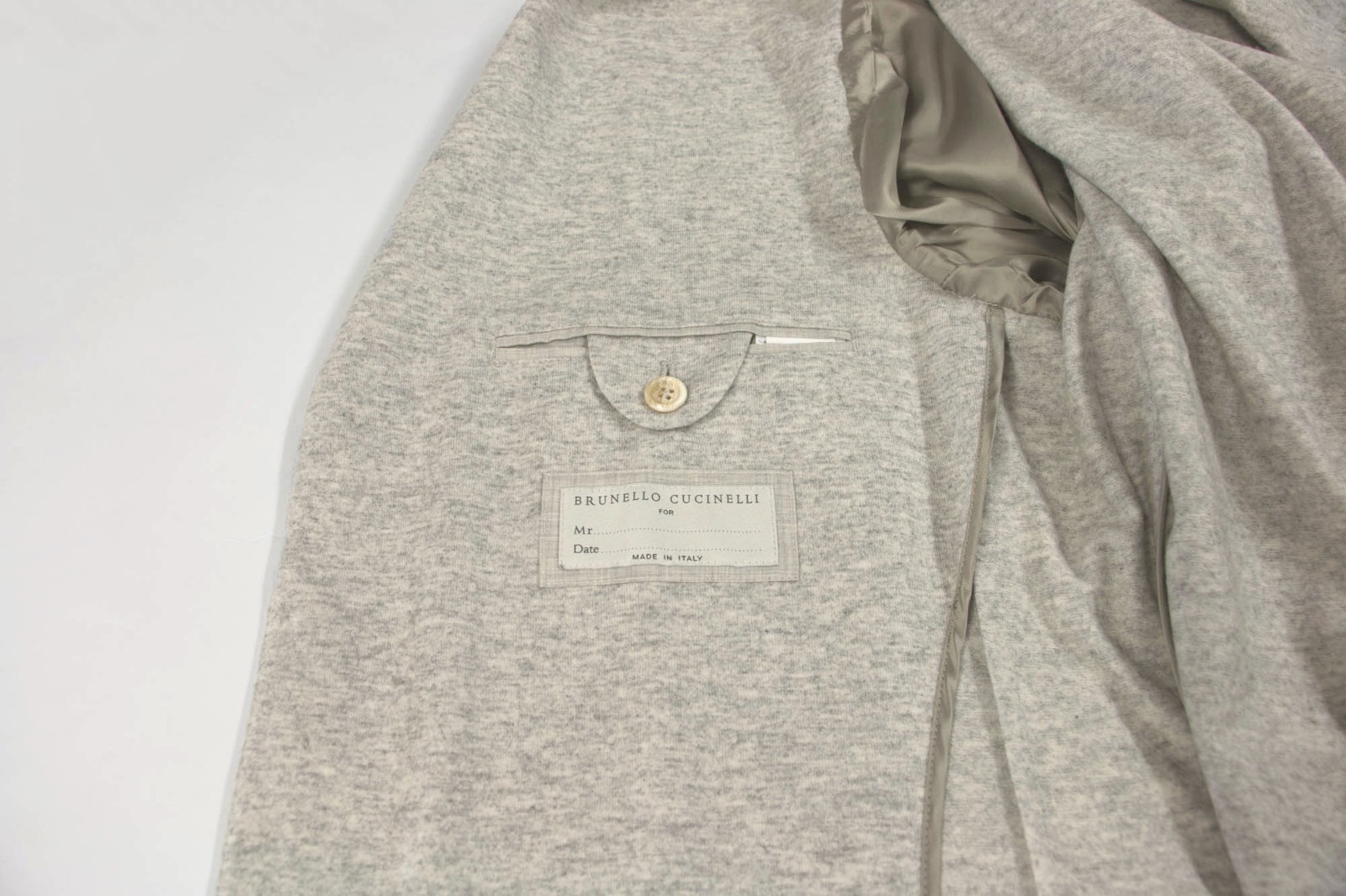NWT$3995 Brunello Cucinelli Men 100% Cashmere Knit Deconstructed Sport Coat A262