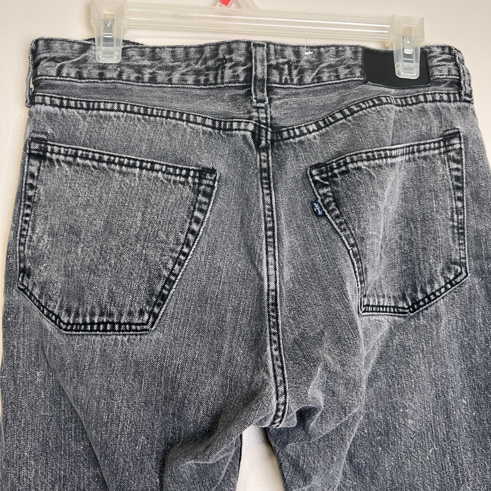 Levi’s Made & Crafted Gray Tack Slim Jeans 32” Waist, 10.5” Rise, 25” Inseam EUC