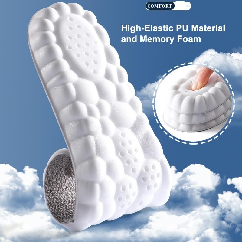 Memory Foam Cloud Insoles Shoe Inserts Shock Absorption Comfort Size Up To 10