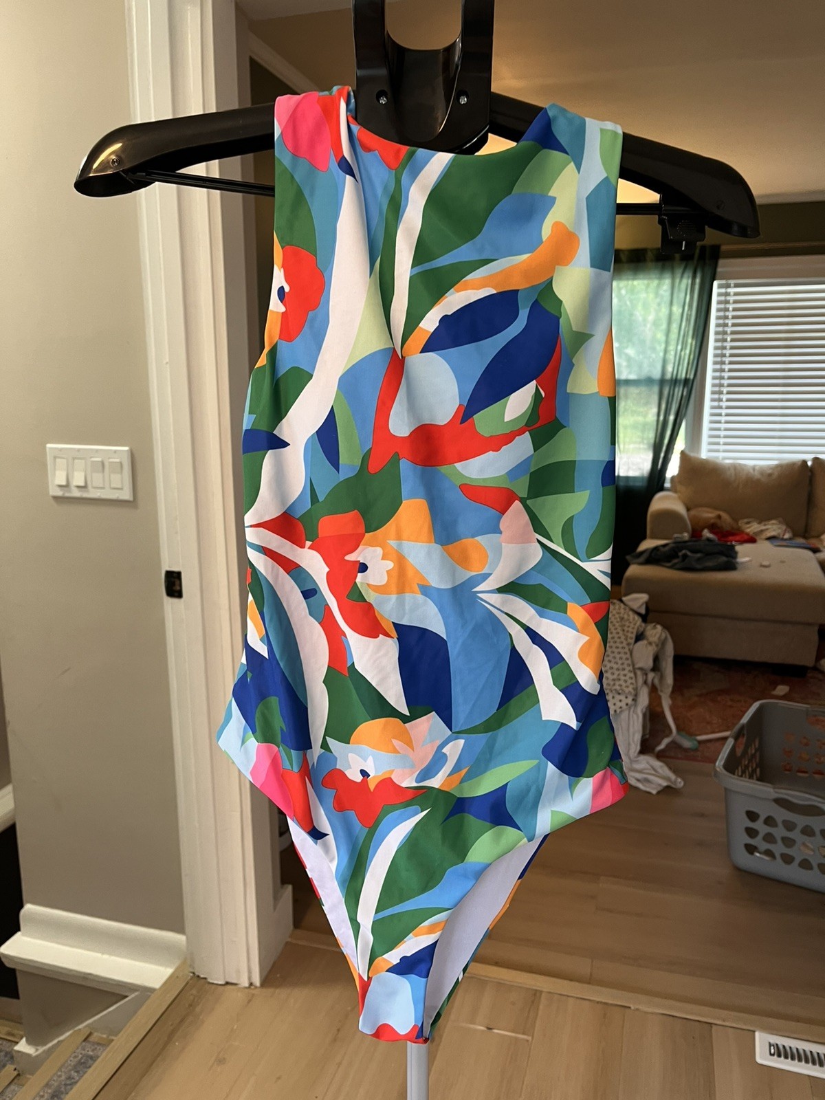 Multi color and patterns one piece (only tried it on)