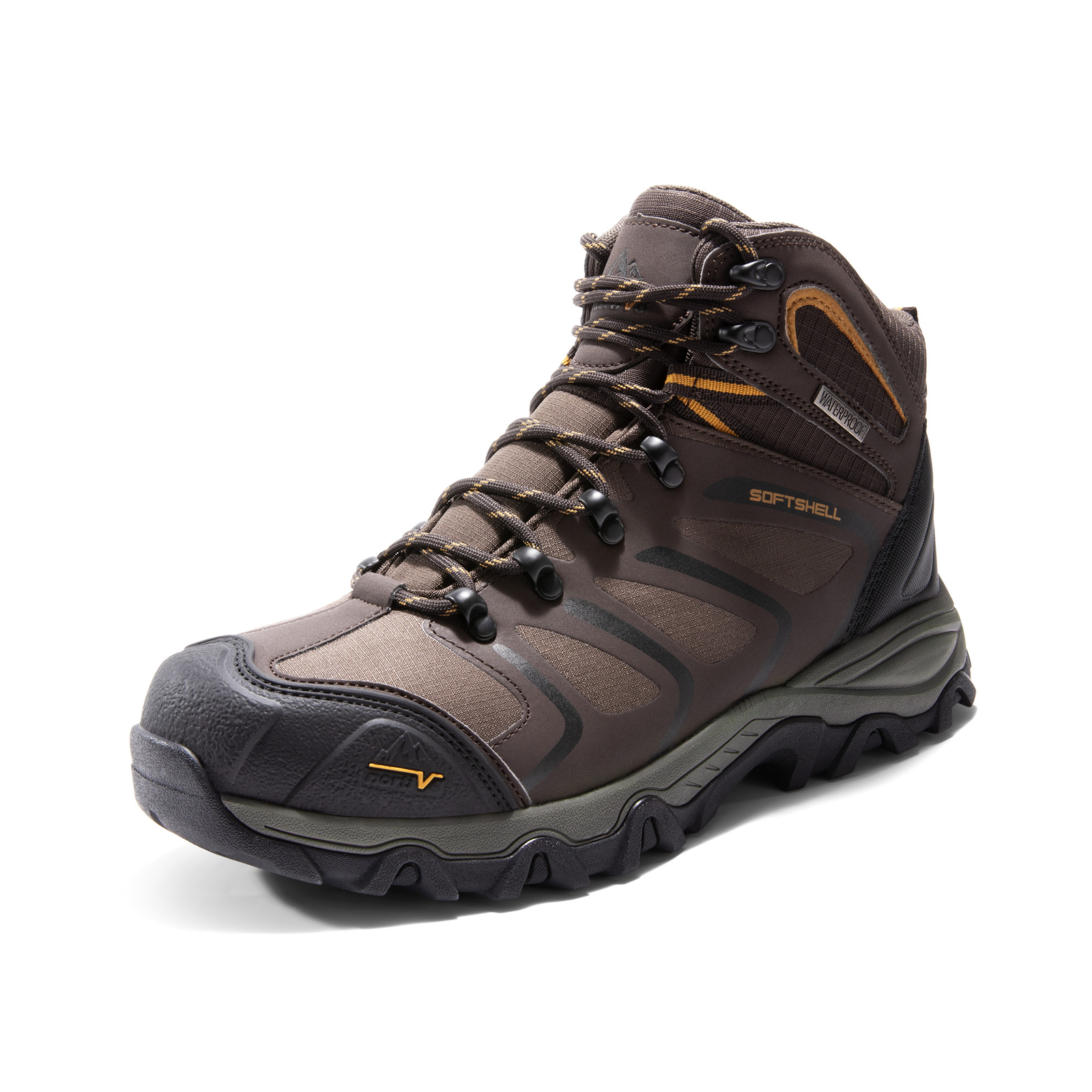 NORTIV 8 Men Work Boots Waterproof Safety Boots Steel Toe Construction Boots