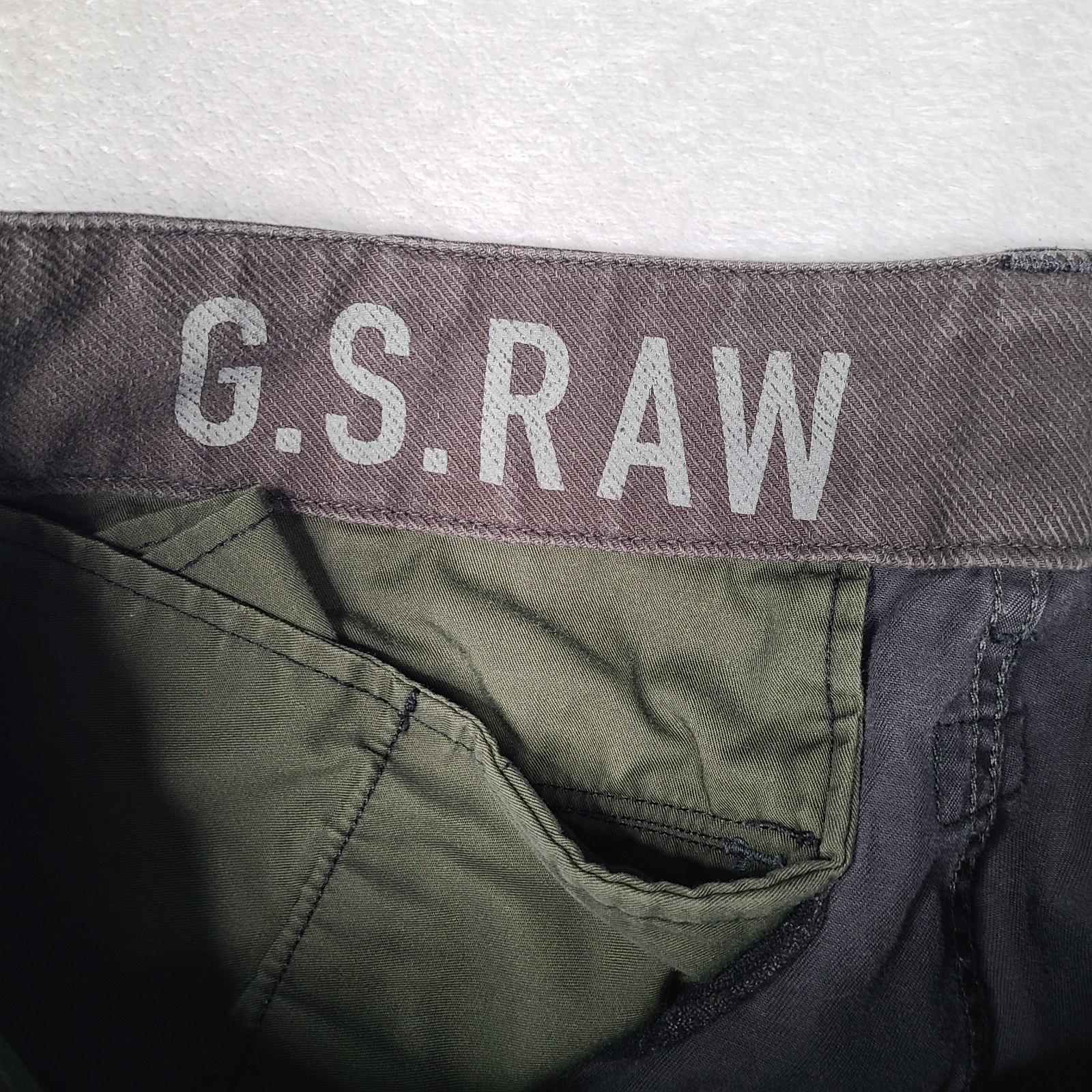 G Star Raw Rovic Zip 3D Regular Tapered Cargo Grey Pants Men Size 36×30