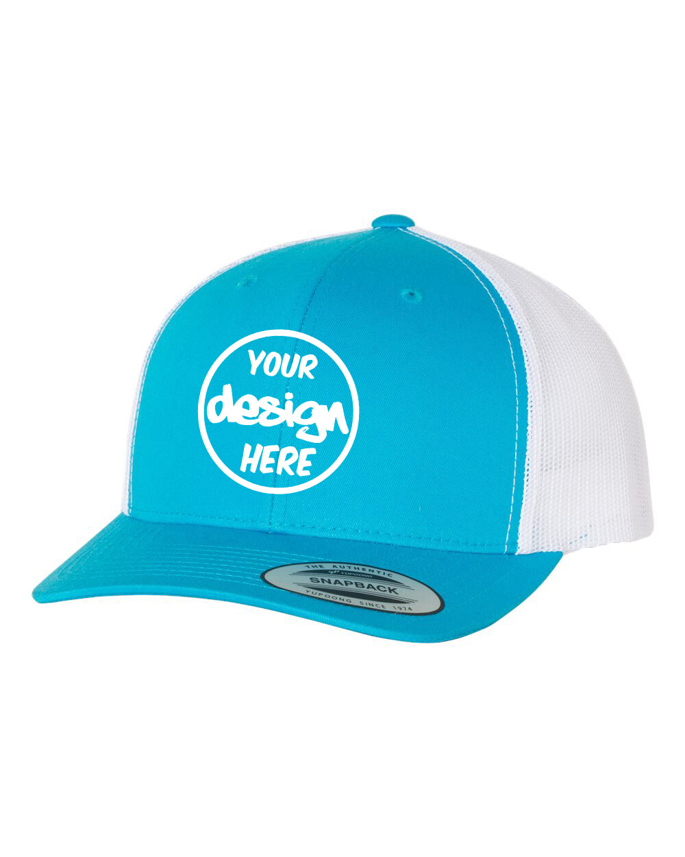 Ink Stitch YP Custom Logo Texts Stitching Retro Personalized Trucker Caps