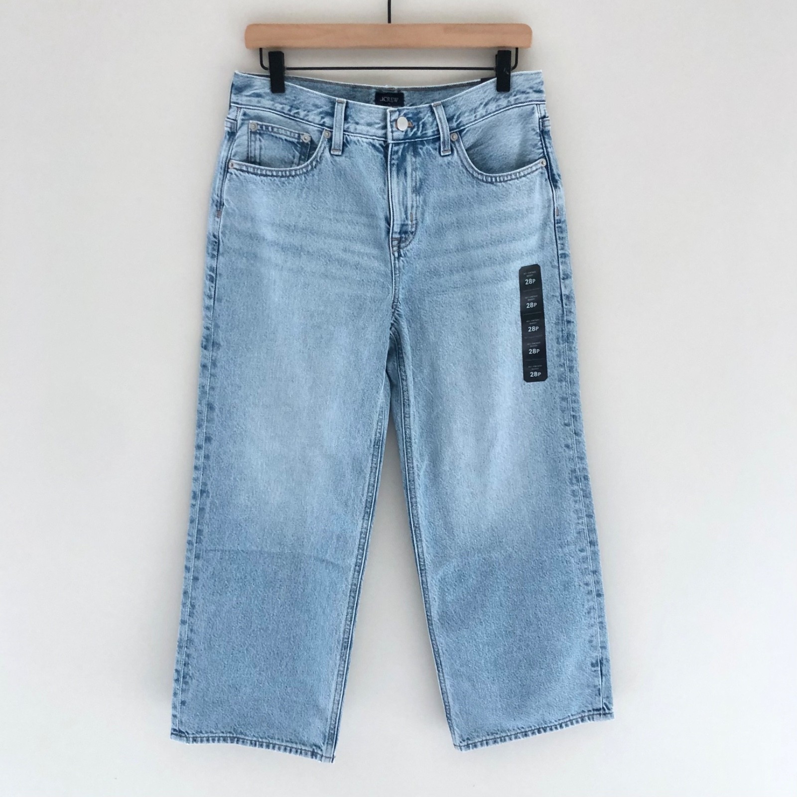 NWT J.Crew Factory 28 Petite ’90s Vintage Baggy Jean Slim Wide Leg