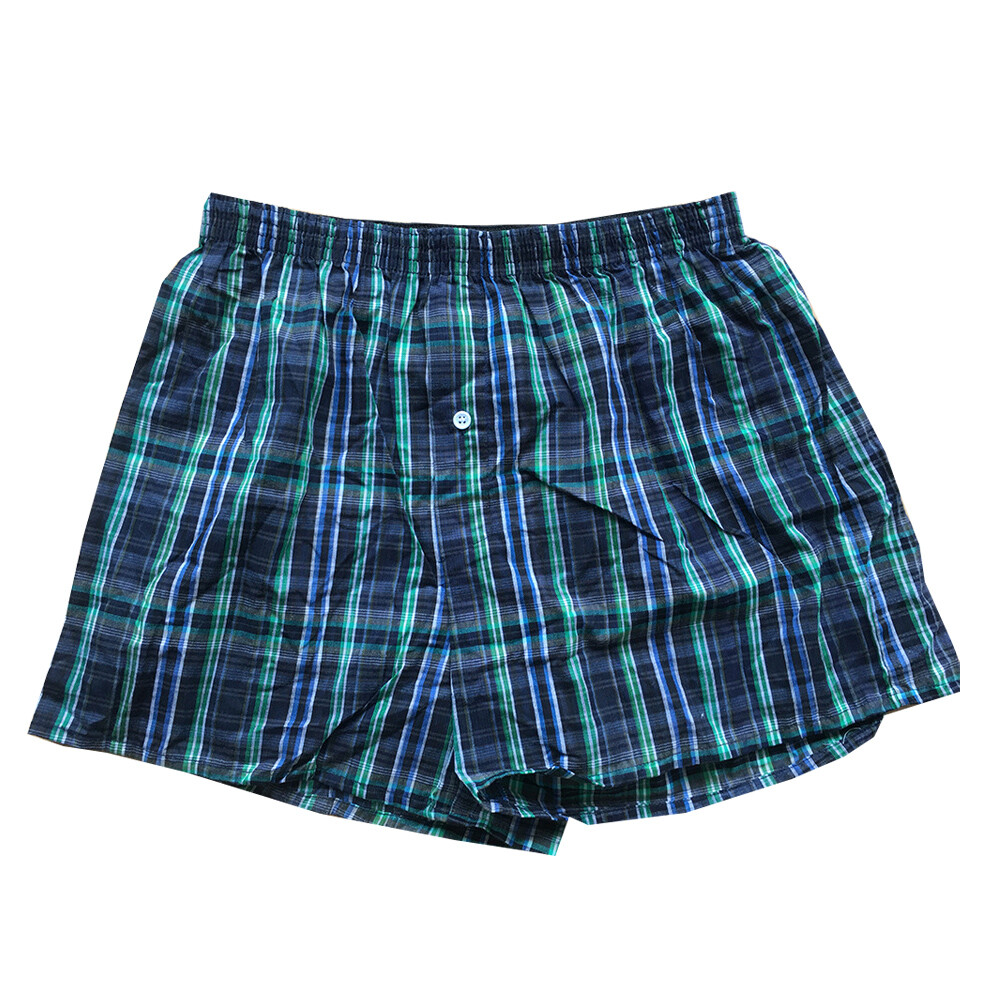 Random Color Woven Shorts Mens Cotton Underwear Oversized Short Pants Elastic