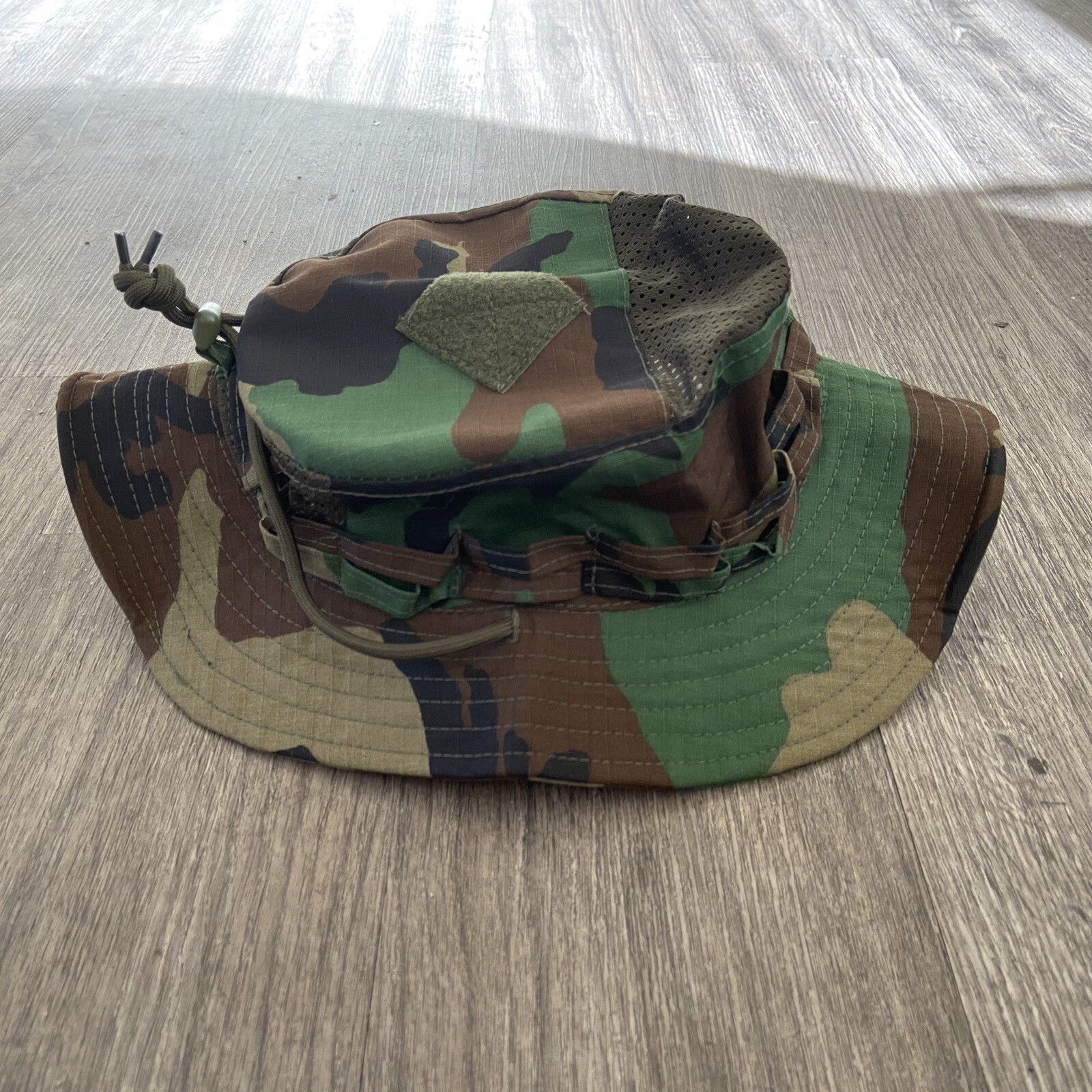 M81 WOODLAND UF PRO *design* Summer Tactical Vented Boonie Hat A++ Condition