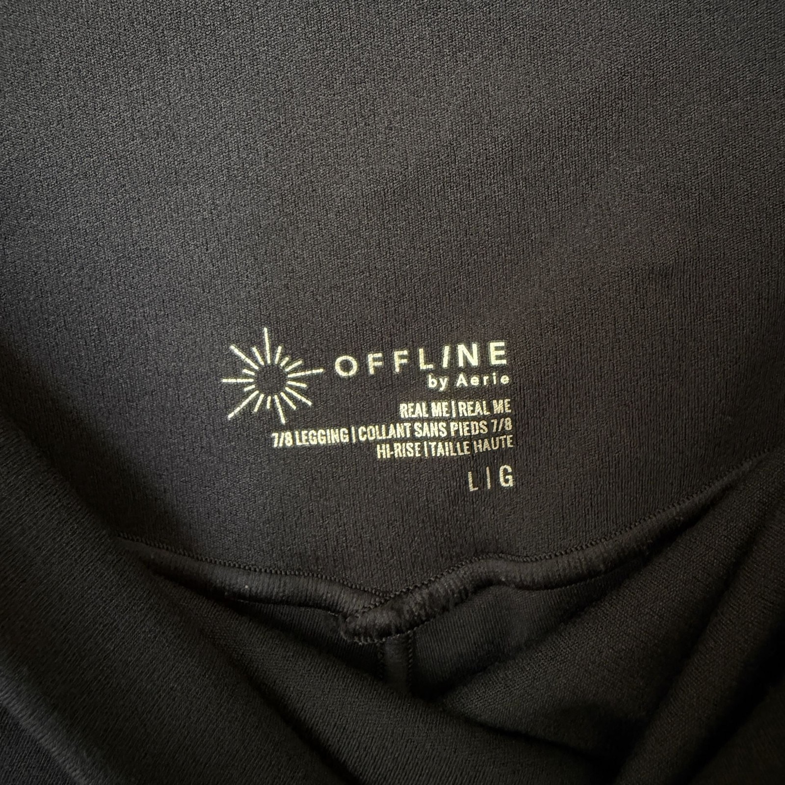 OFFLINE By Aerie Real Me High-Rise 7/8 Legging in Navy