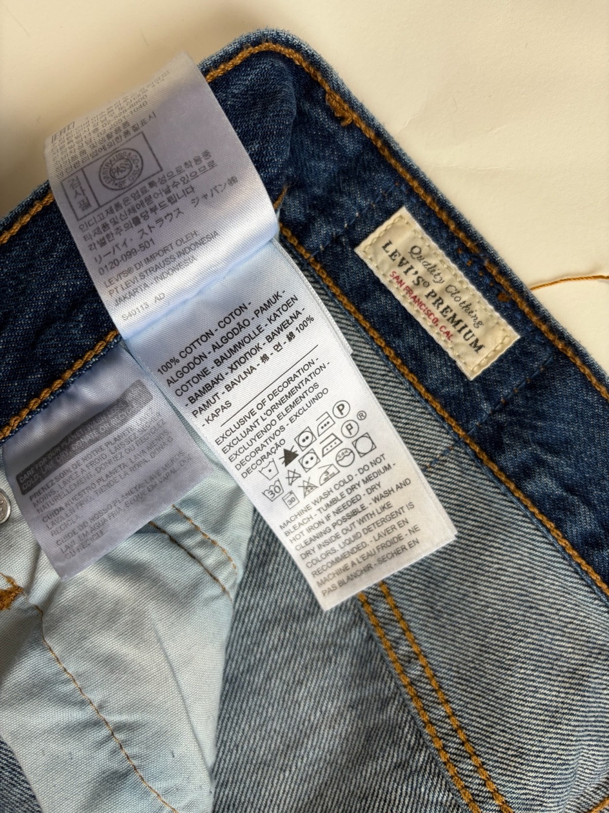 Levi’s Premium 501 S High Rise Button Fly Skinny Jeans Sz 28×30 Dark Wash