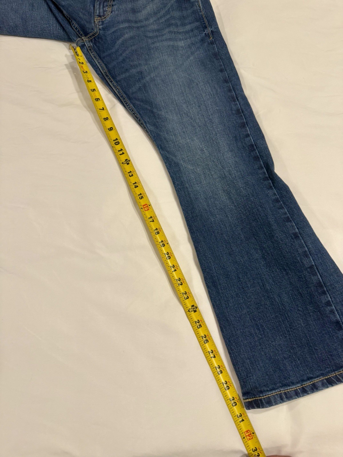 Wrangler Retro Slim Boot Jeans Denim Men’s Size 34×32 Blue WLT77LY Medium Wash
