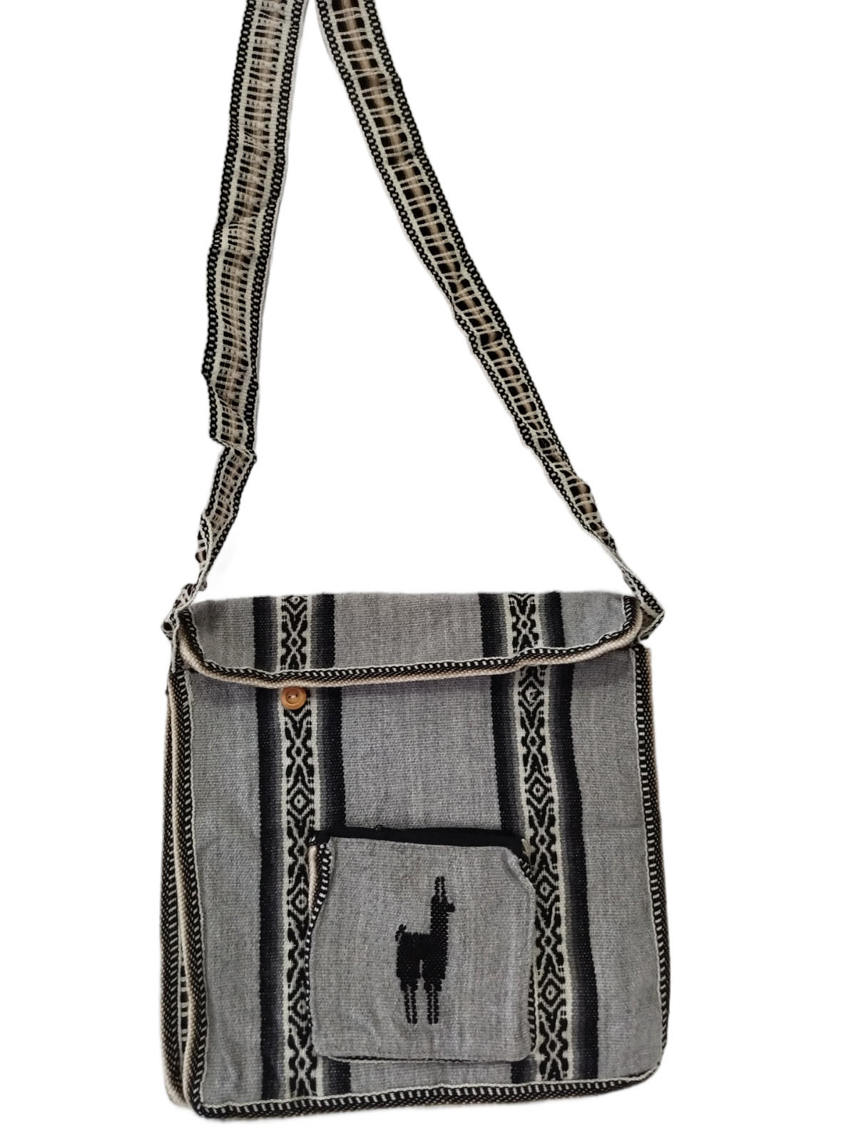 Vintage Peruvian Wool Crossbody Bag – Morral Peruano de Lana