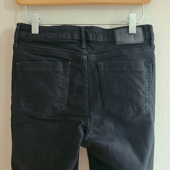 Frank & Oak Debbie Skinny Jeans Black 28 Mid Rise