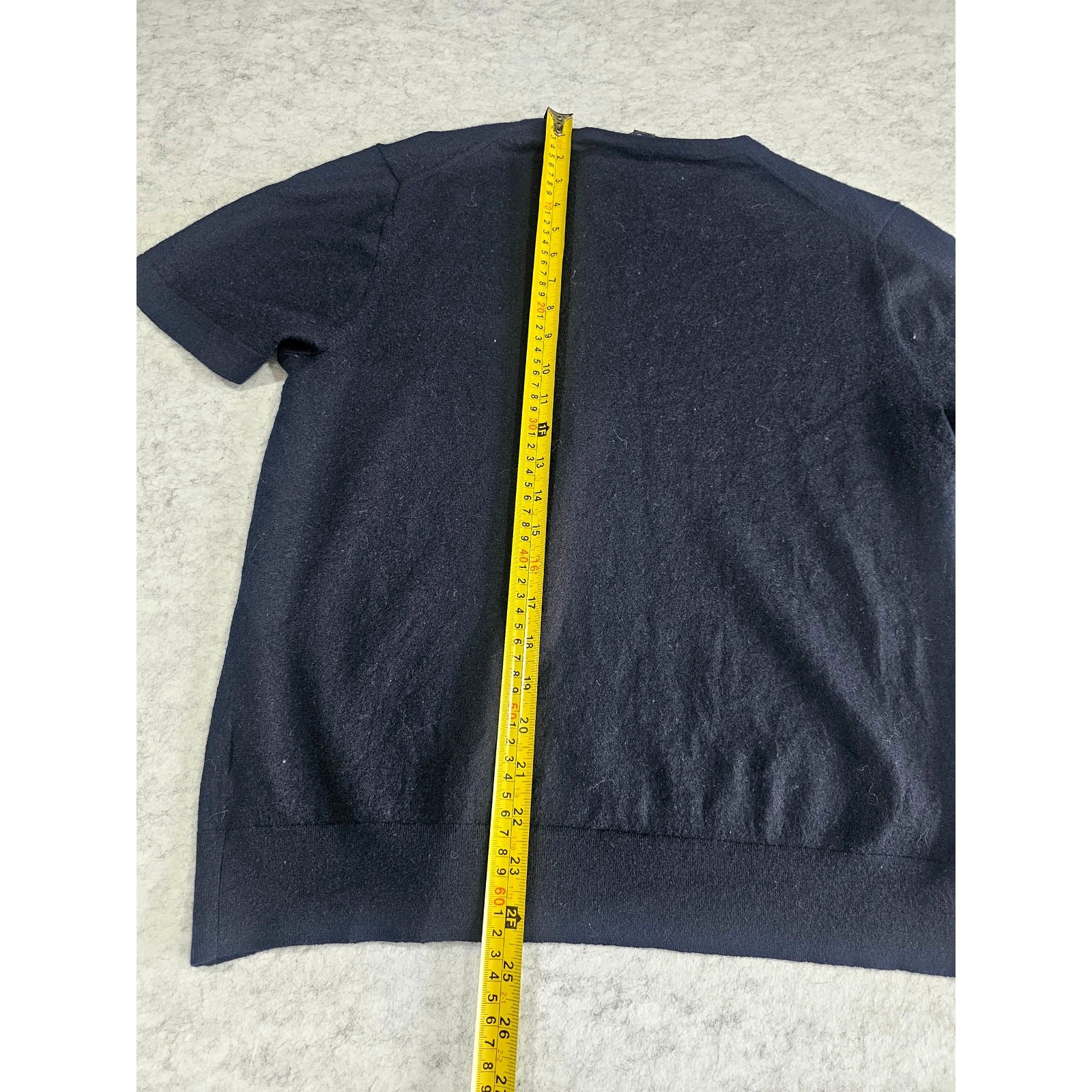 Vince Featherweight Merino 90% Merino Wool 10% Cashmere Short-Sleeve Sweater