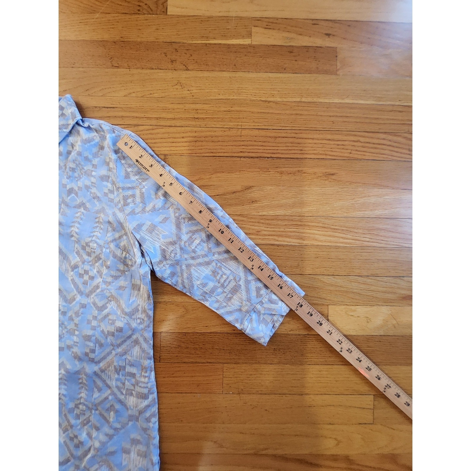 Boho Geo Print Blouse M