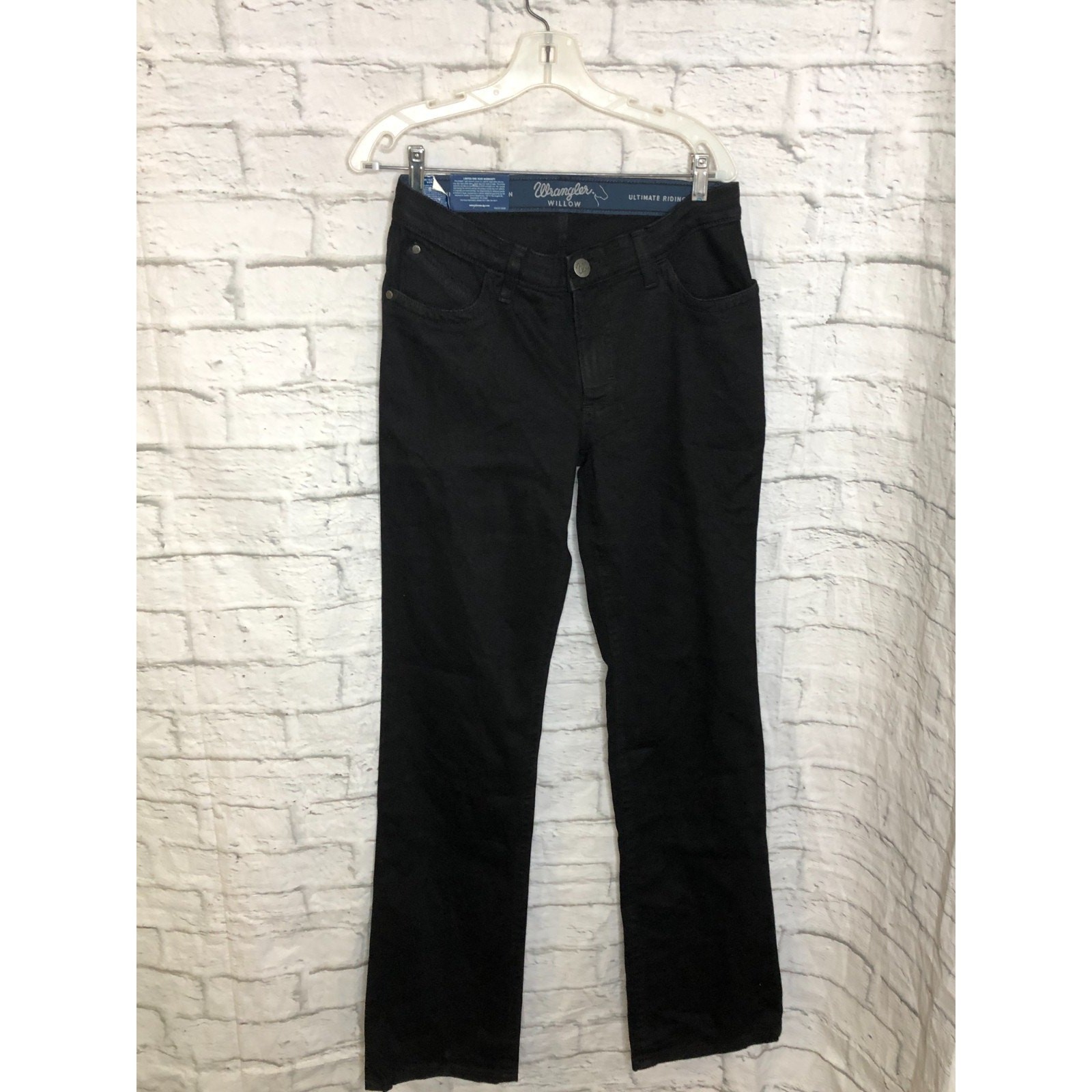 Wrangler Willow Ultimate Riding Jeans 30/9×36 Black Denim