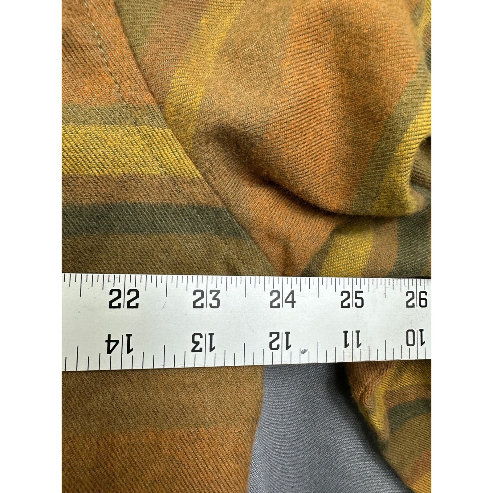 Troll Co Dirty Hands Clean Money Flannel Shirt Men 2XL Striped Snap Front Brown