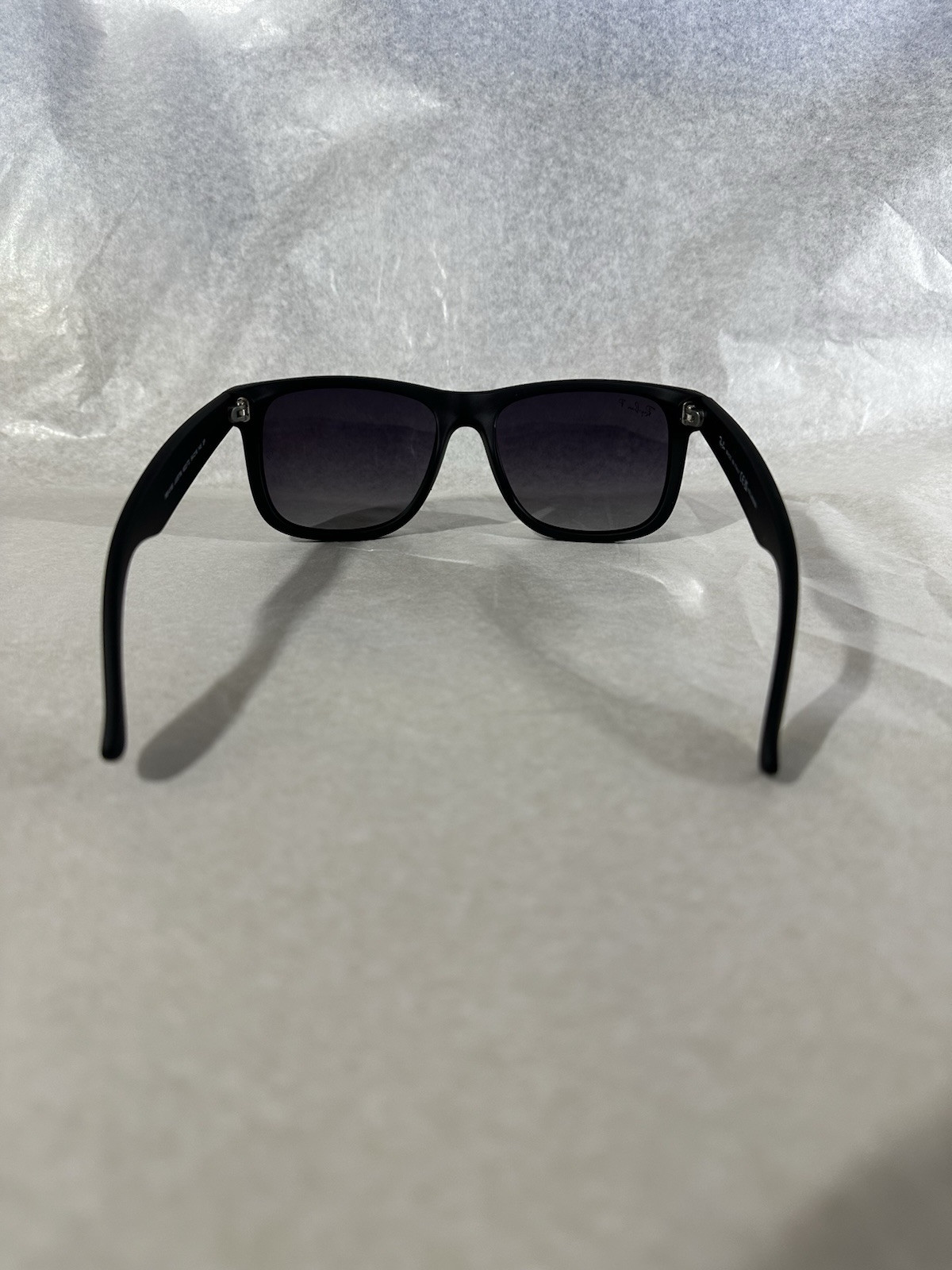 Ray Ban JUSTIN black/grey gradient RB4165 622/t3 54mm Polarized sunglasses NEW
