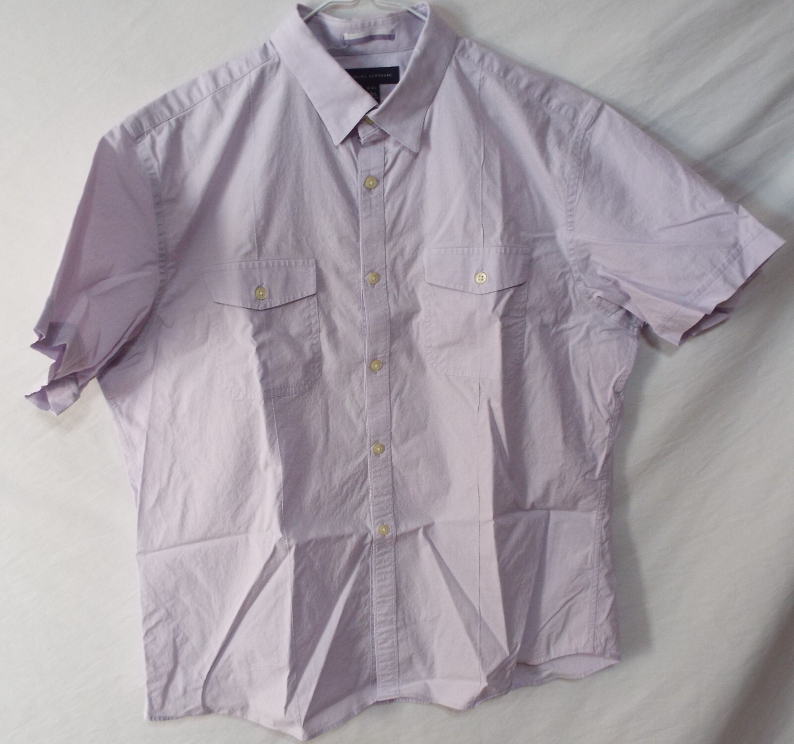 Banana Republic Men’s Casual Short Sleeve Shirt Size Large Free Returns