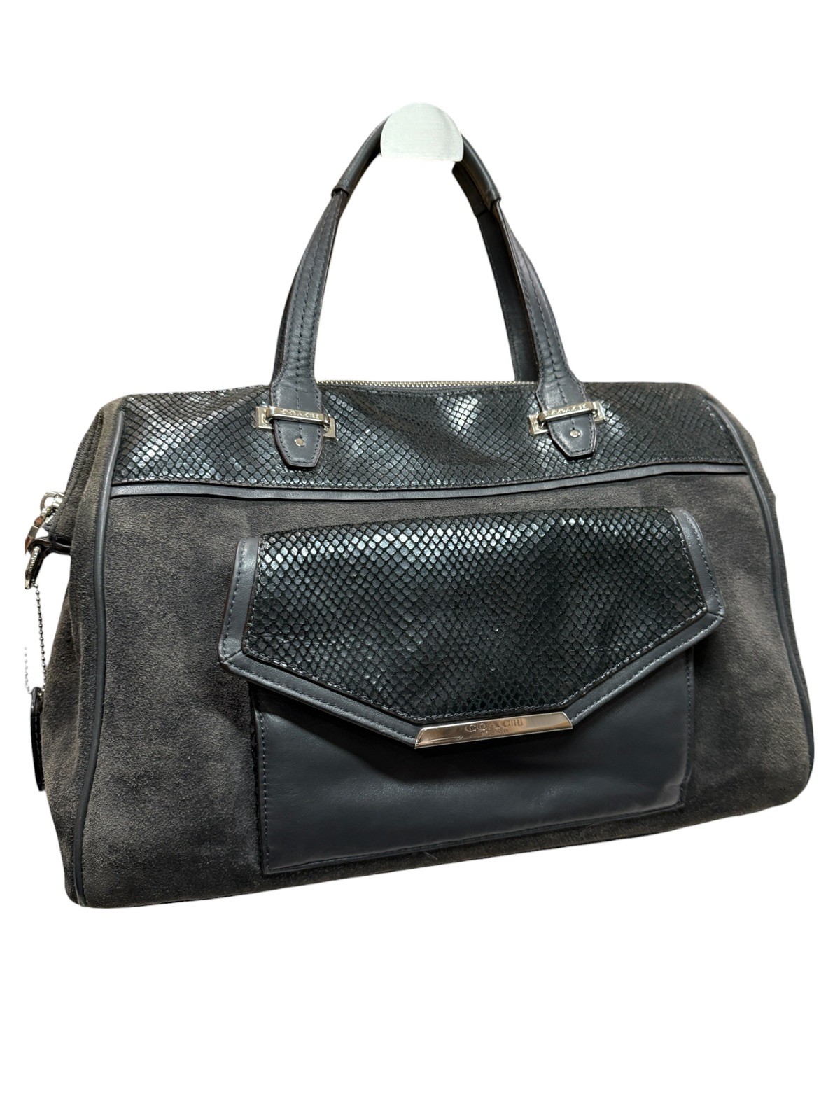 Coach Taylor Suede, Leather and Snake Skin Embossed Purse (2014)