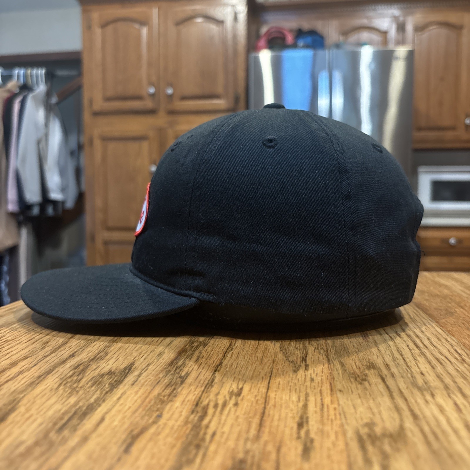 Decky Prolube Racing Snapback Hat Black Red Automotive Oil Shop Mechanic Cap