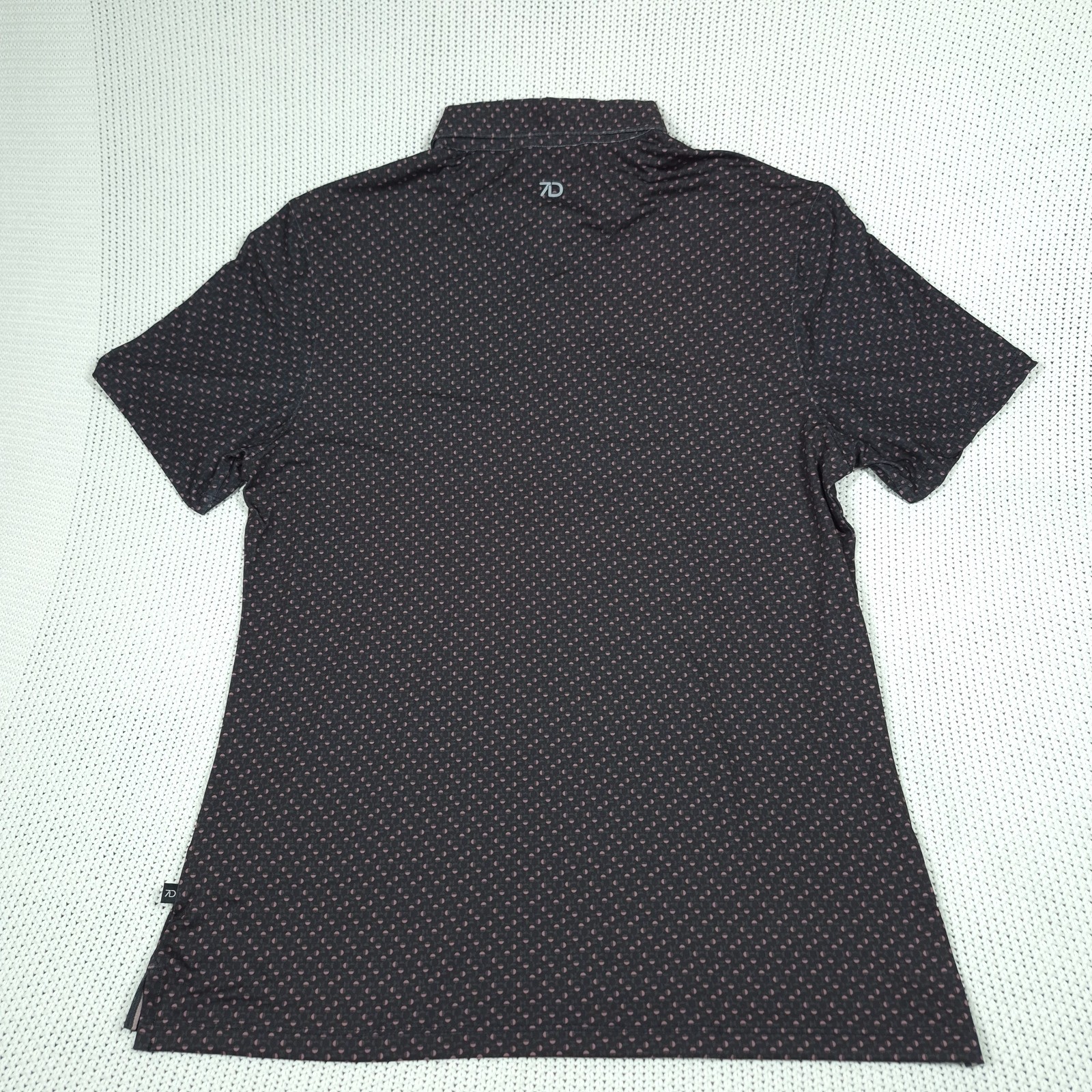 7 Diamonds Eclipse Golf Polo Shirt Wicking Anti-Microbial Stretch Men’s Size Med