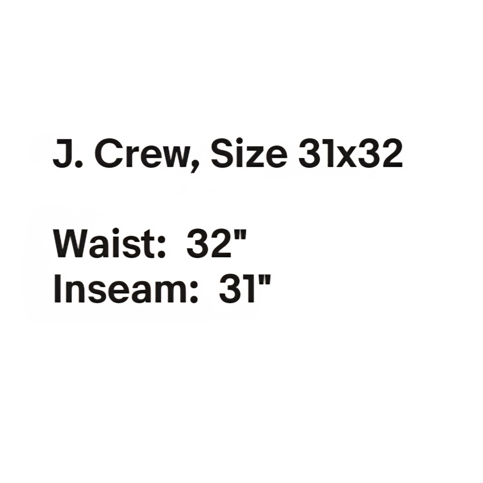 J. Crew The Sutton Chino Pants 32×31 Olive Green Straight Fit Cotton Trouser NWT