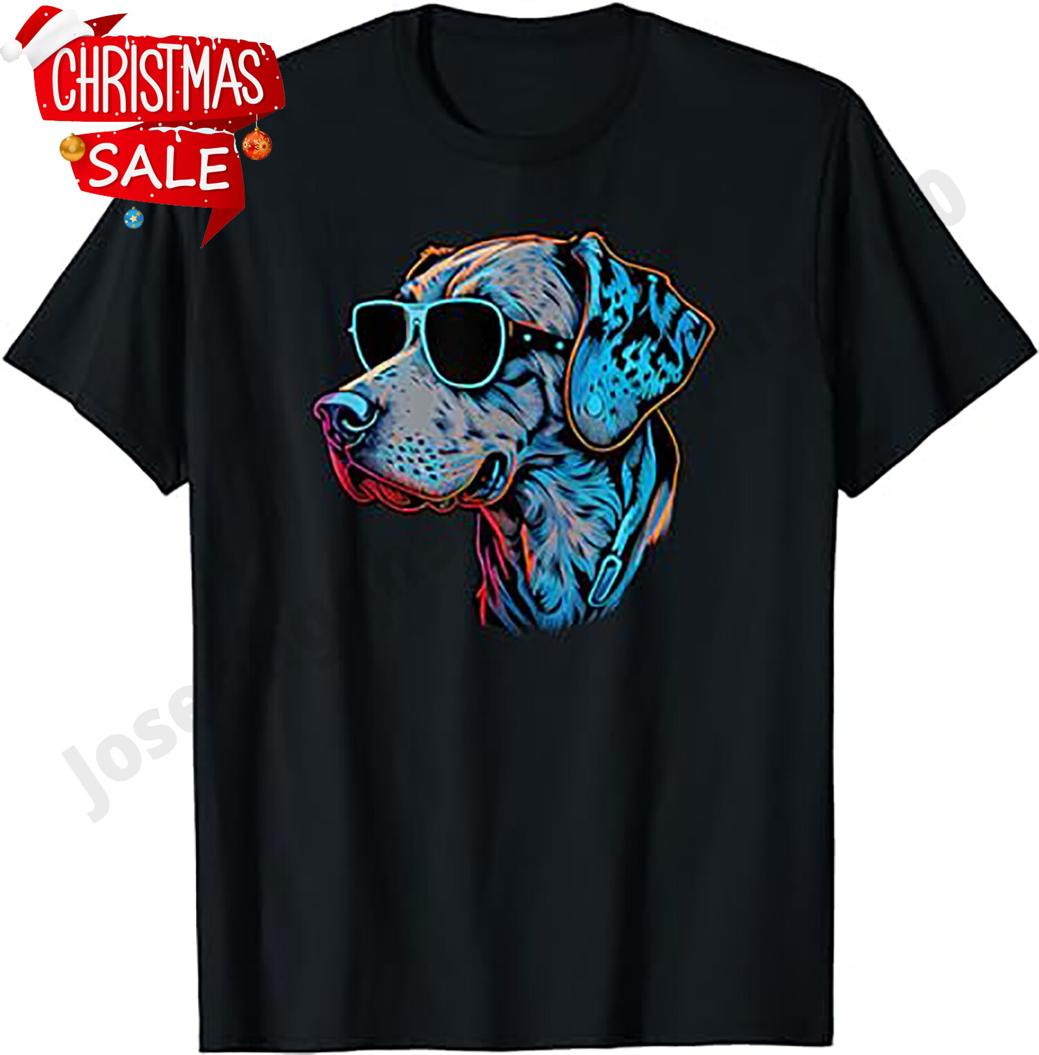 2025/Dad Mom Cool Dog Sunglasses – Catahoula Leopard T-Shirt.