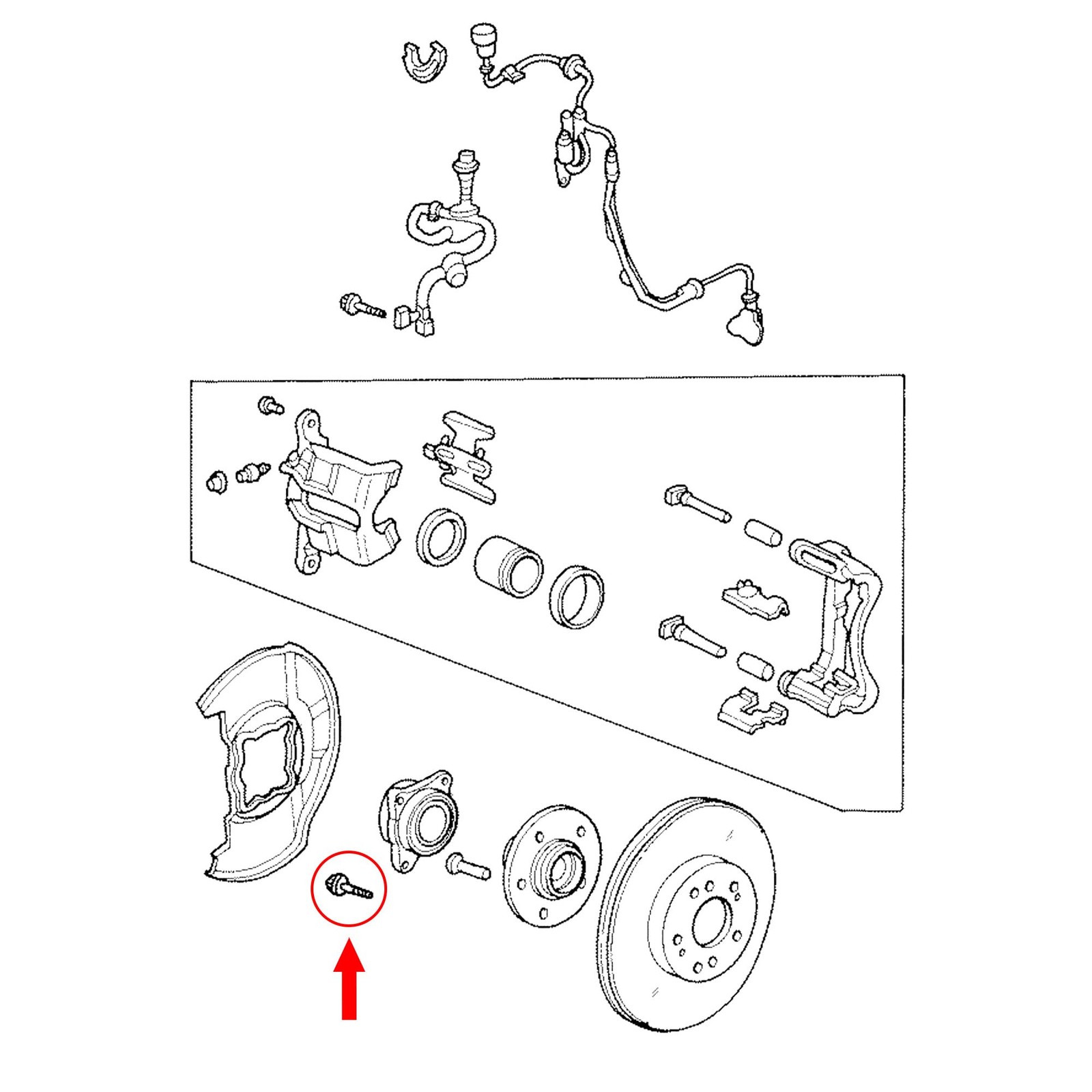 Caliper Bracket Bolts Replacement for Honda Acura Models 19902018