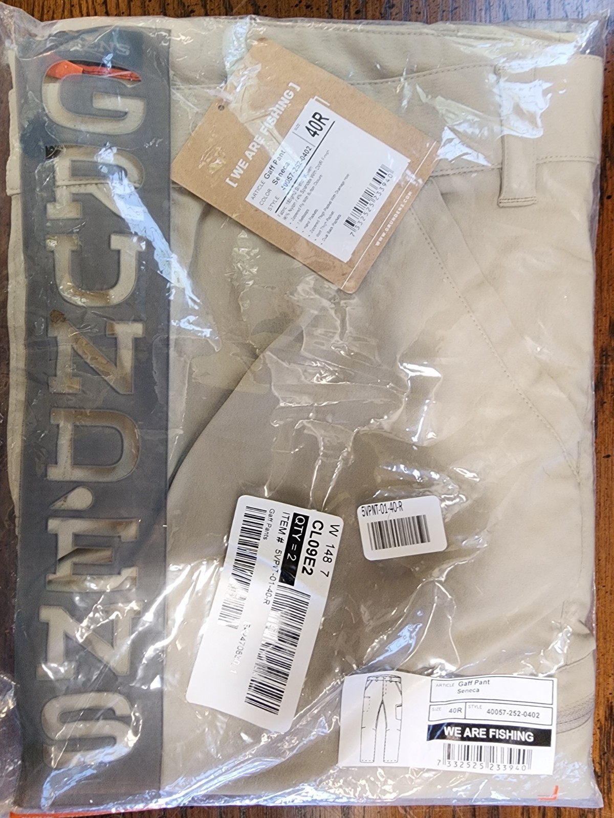Grundens Gaff Pant in Seneca 40 Seneca color