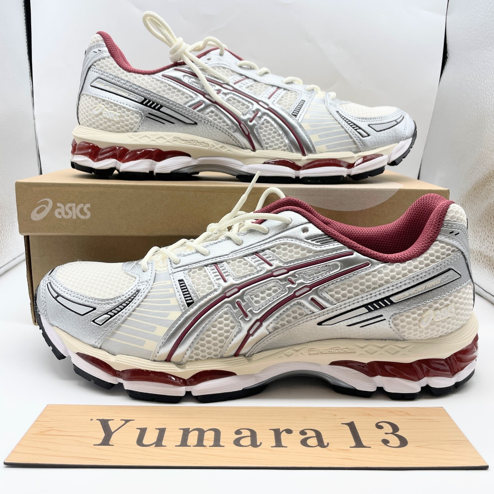 Asics Gel-Kayano 12.1 Cream Pure Silver 1203A759-102 Men’s Size