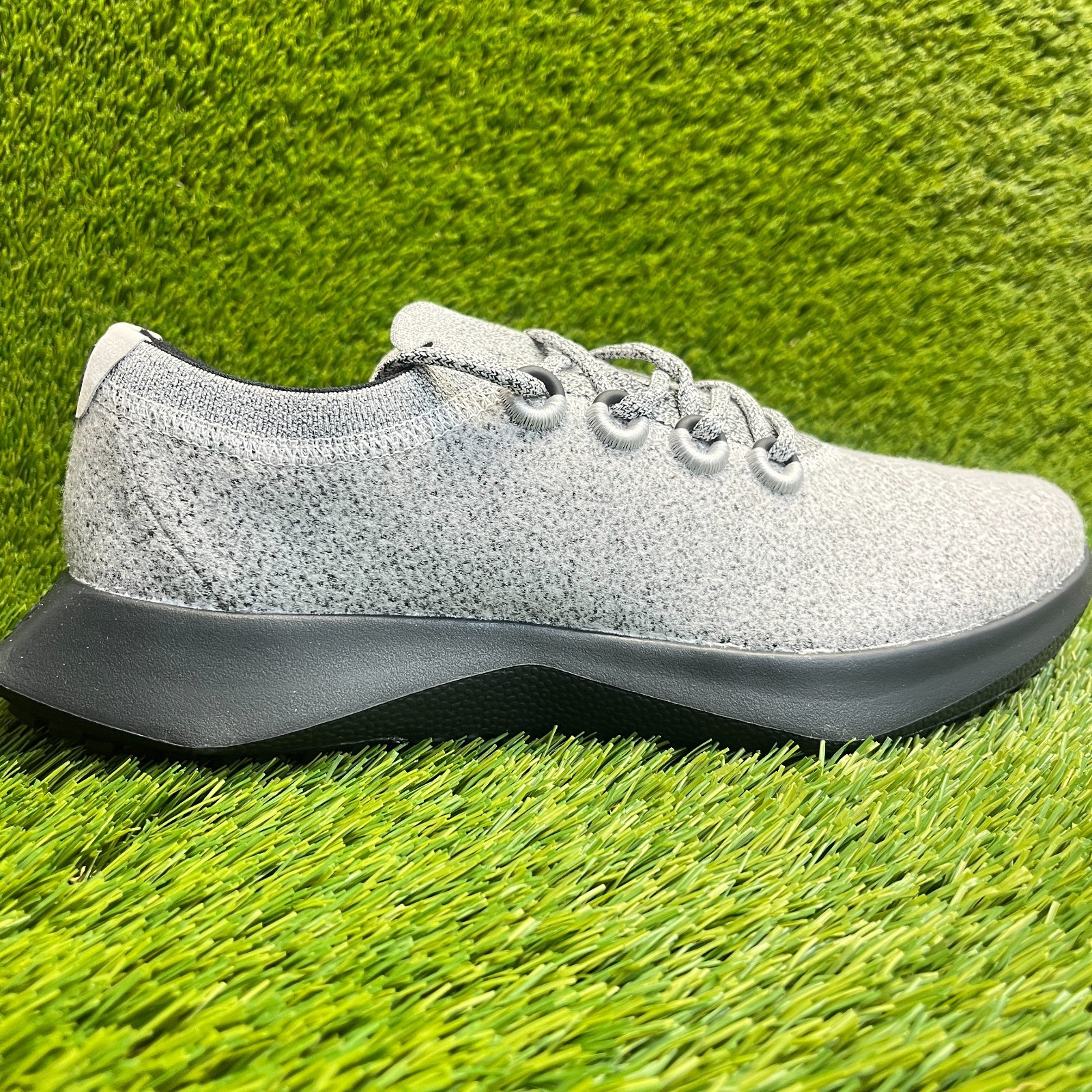 Allbirds Wool Dasher 2 Mizzles Mens Size 11.5 Gray Black Running Shoes Sneakers