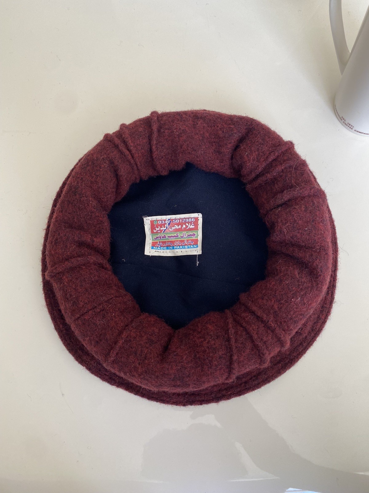 Handmade Wool Afghan Pakol Hat