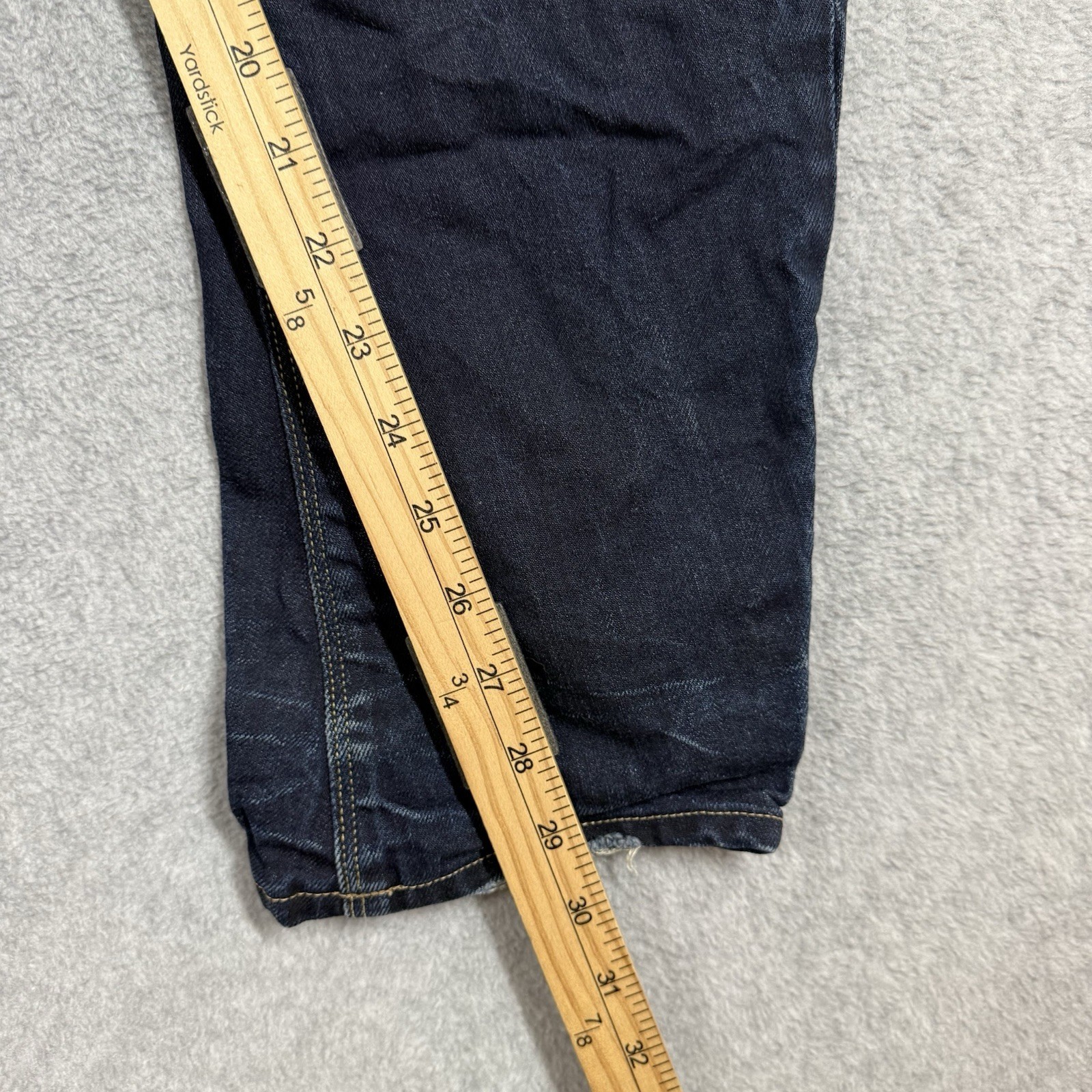 G-Star Raw Type C 3D Loose Tapered Jeans Mens 32×29 Distressed Faded Dark Wash