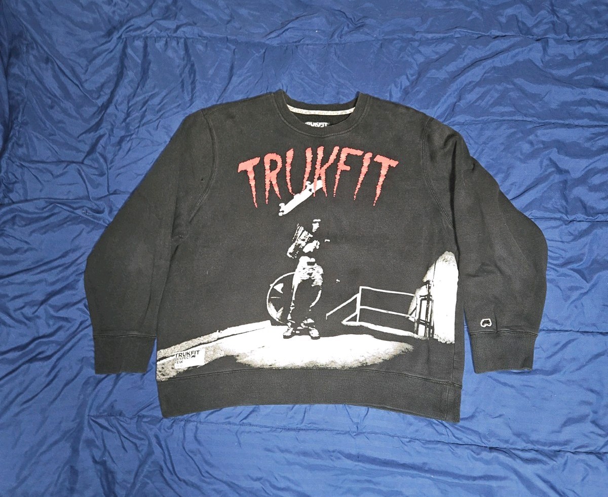 TRUKFIT Respect Few Crewneck Sweatshirt 2XL 2012 Lil Wayne Skate Streetwear