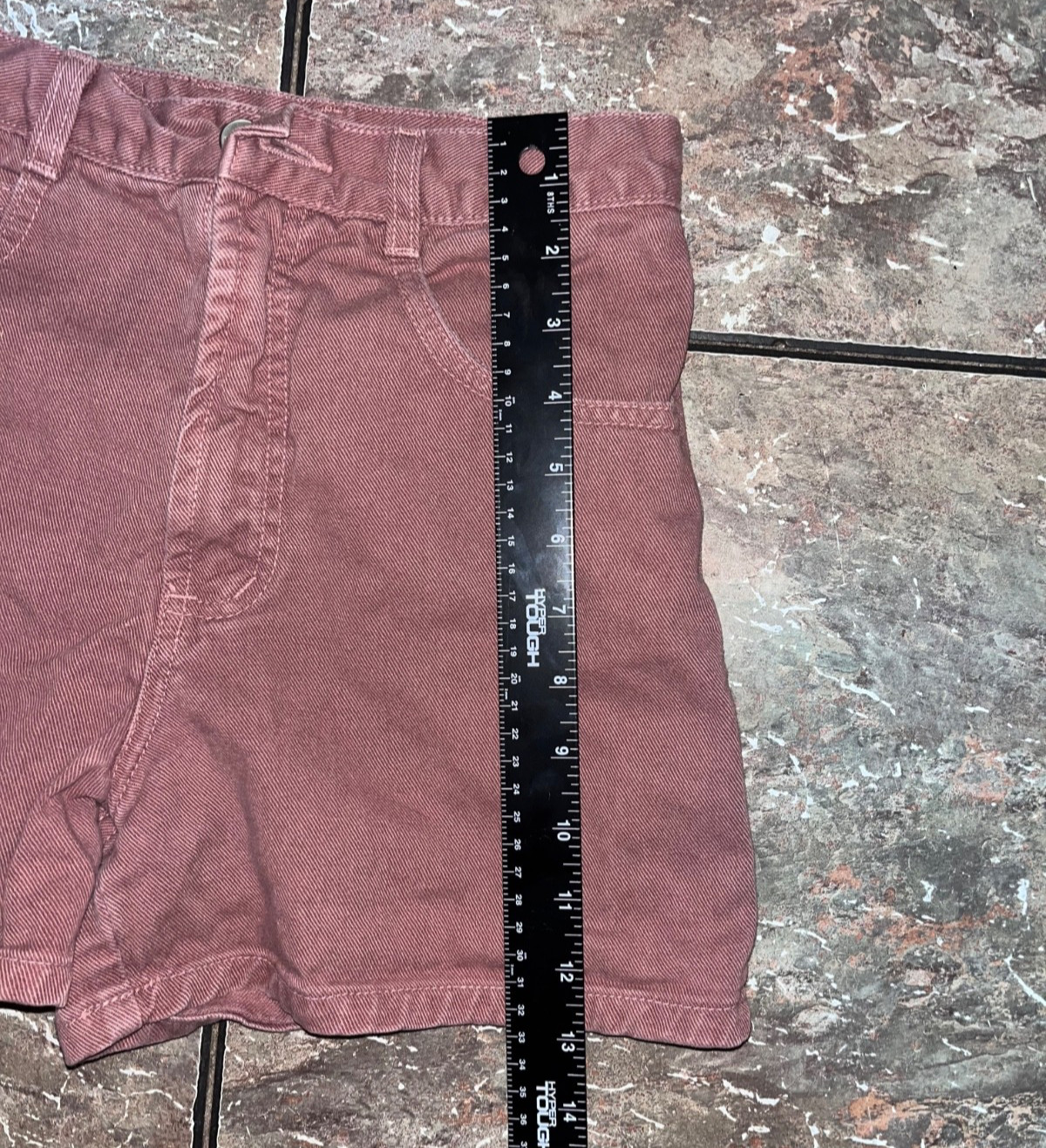 Vintage Bongo Jean Size 12 Shorts Womens High Waisted Denim USA Made