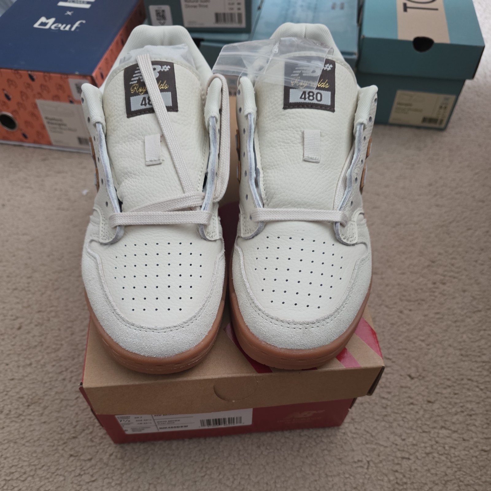 New Balance Numeric 480 Andrew Reynolds | Mens Size 7.5 | Sea Salt Gum Brown 🔥