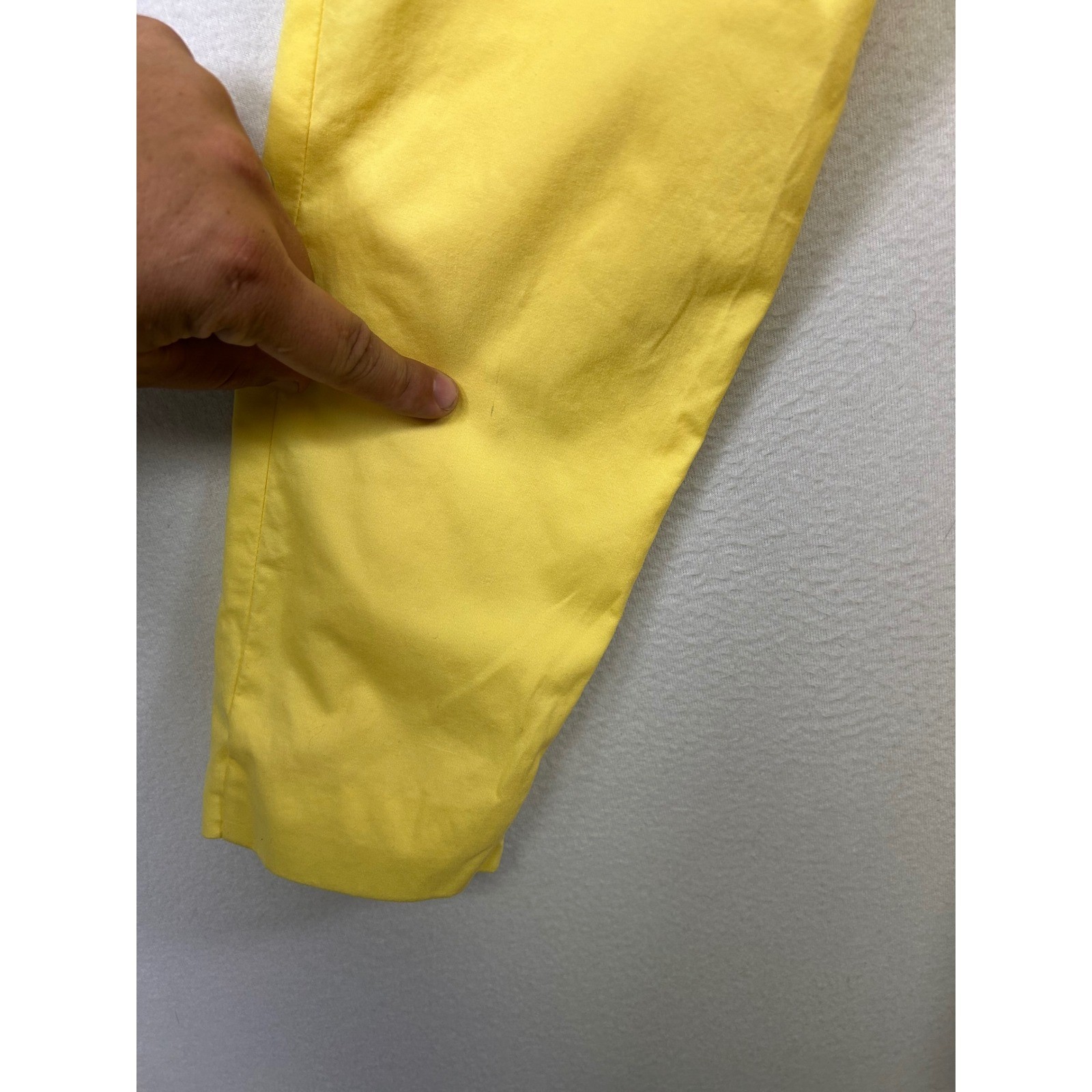St. John’s Bay Classic Preppy Womens Medium Yellow Double Breasted Trench Coat
