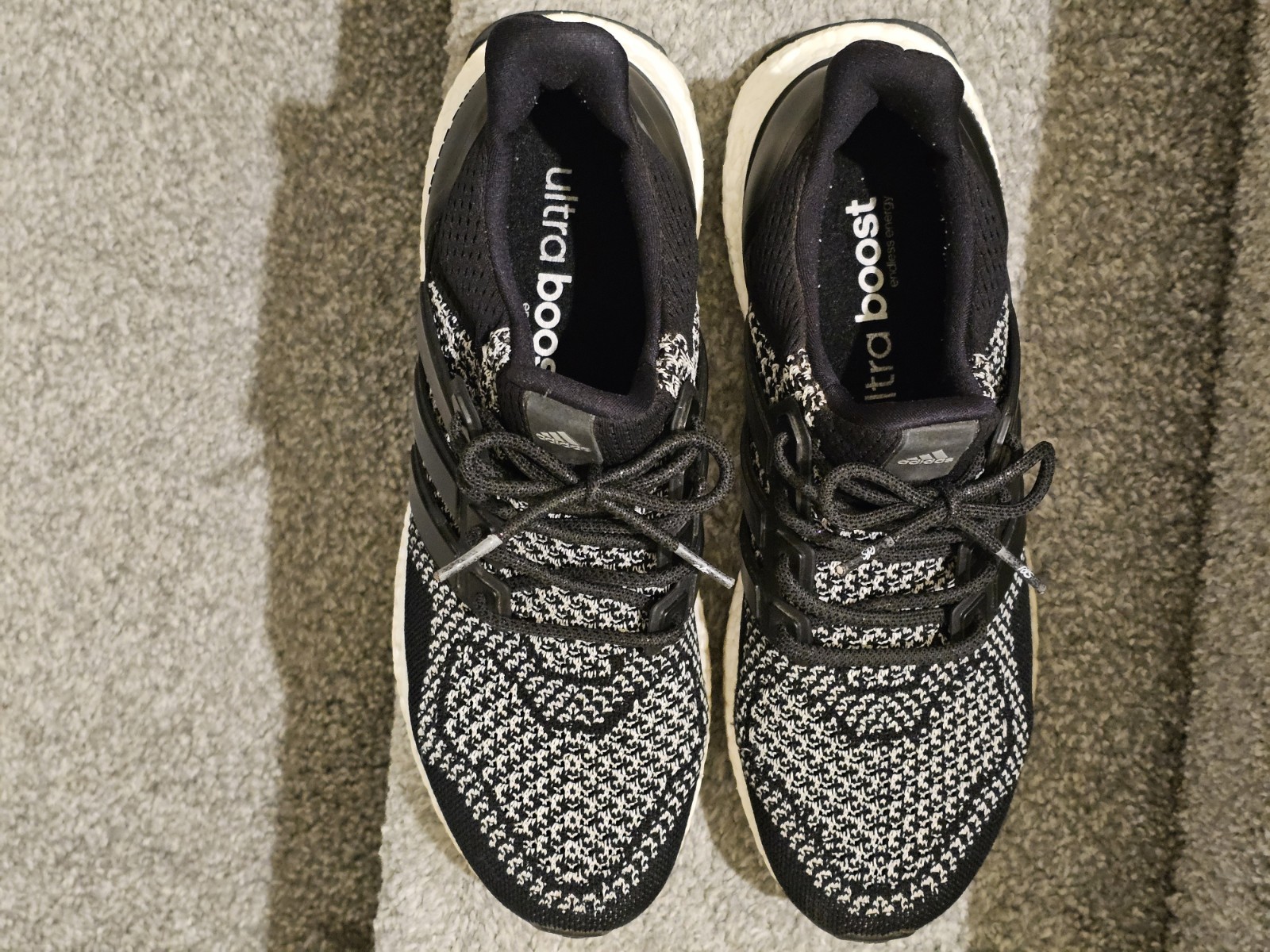 2015 Adidas Ultra Boost 1.0 Reflective Used No OG Laces Or Box