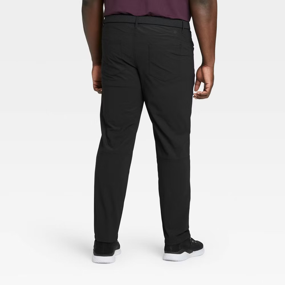 Men Golf Pants – All In Motion Black 30×30