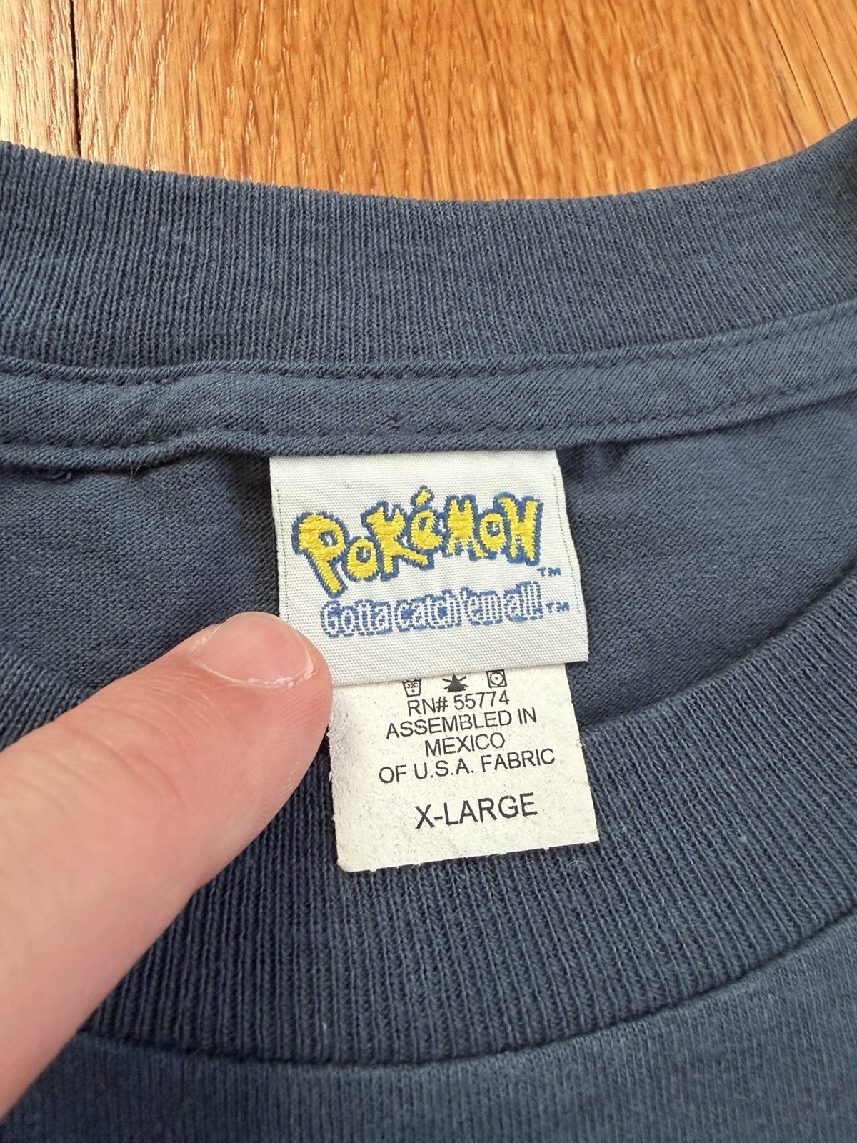 Vintage 90s Nintendo Pokemon New York Yankees Baseball T Shirt Anime XL RARE