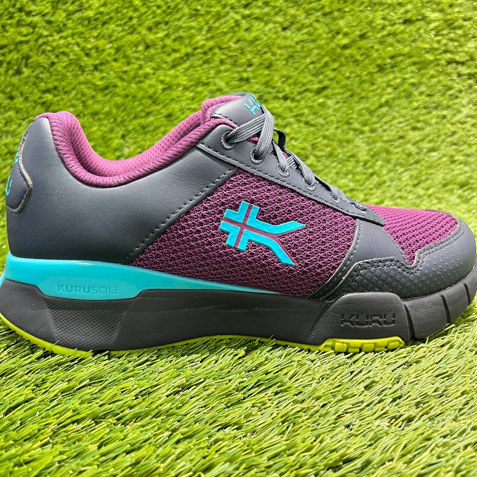 Kuru Quantum 2 Womens Size 7D Purple Blue Athletic Running Walking Shoes Sneaker