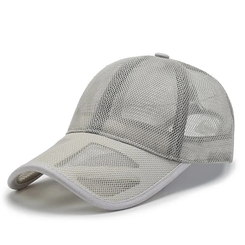Breathable Mesh Cap Openwork Summer Sun Hat Outdoor Sports Unisex