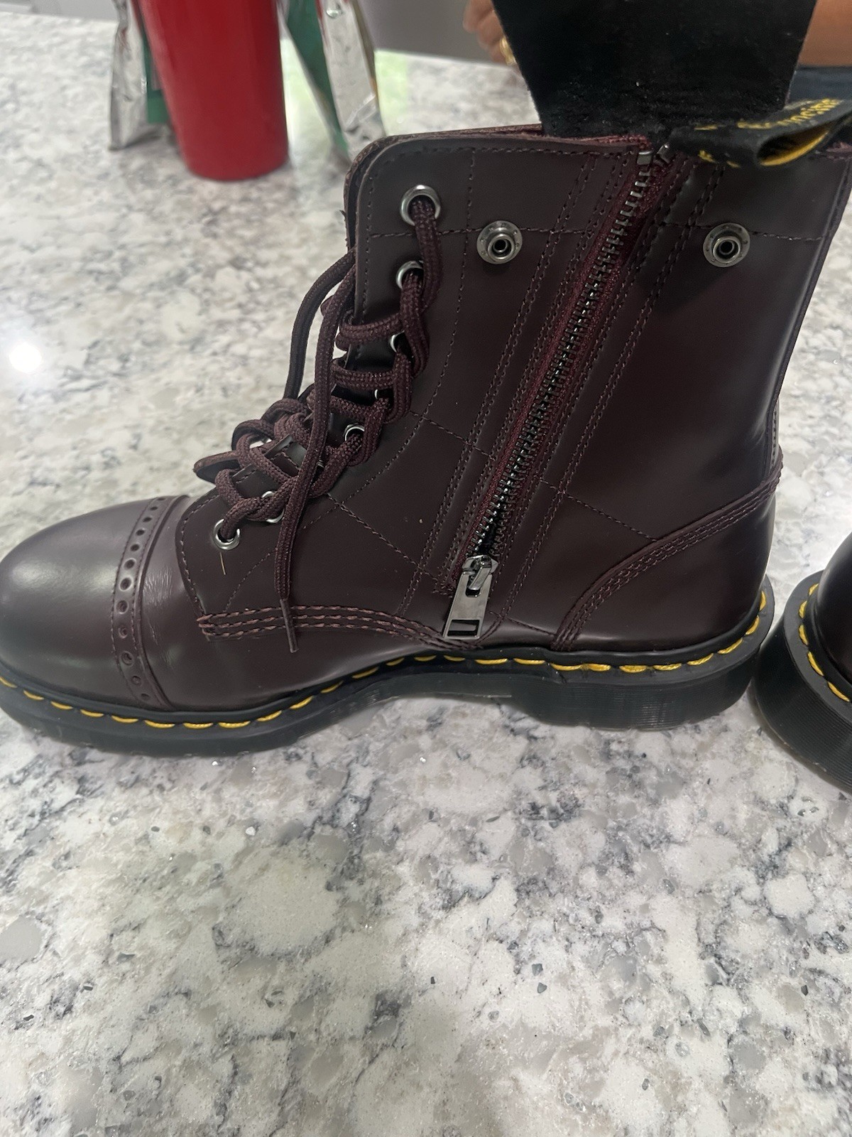 Dr. Martens X Needles Zip Lace-Up Made England US 9 *Read Description