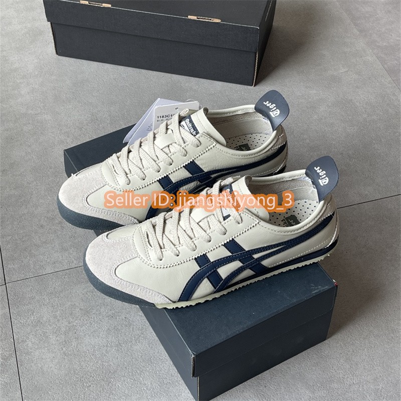 2026 Onitsuka Tiger MEXICO 66 DL408-1659 1183C102-200 Birch Navy Blue