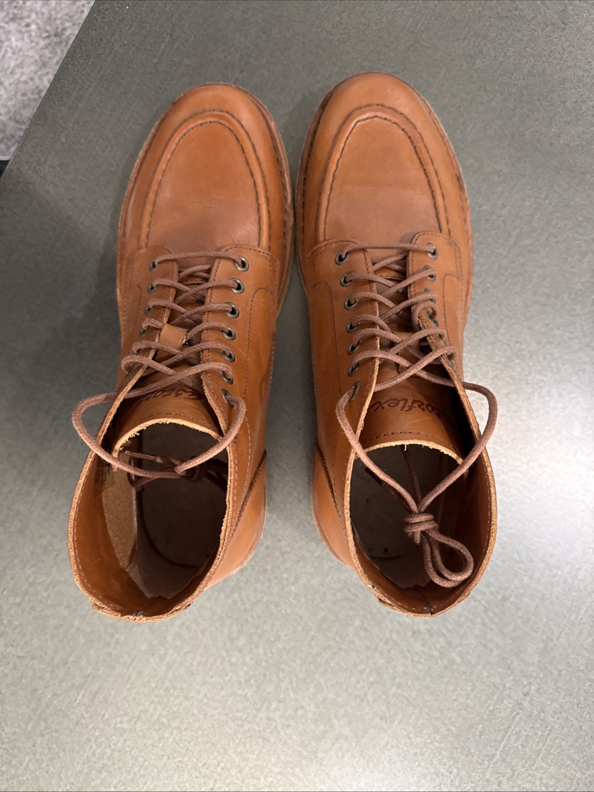 Astorflex Nuovoflex Light Brown Size 44/10.5D Made In Italy 6” Boots