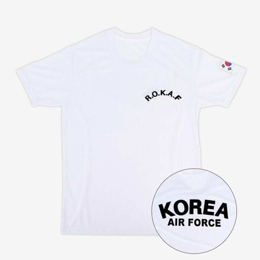 ROKAF Korean Army Cool Dry T-Shirt | Korean Flag | XS–4XL | 3 Colors